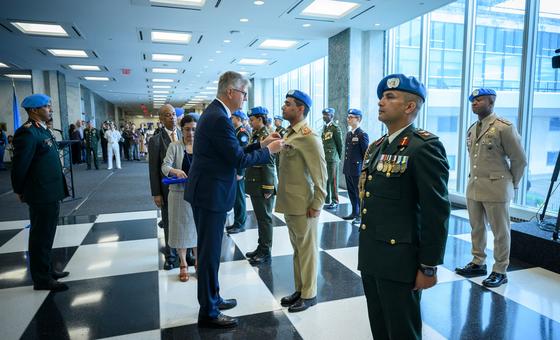 UN honours peacekeepers' service and sacrifice